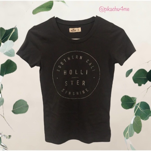 Hollister Short Sleeve Tops Tees Shirt Gray Small - Picture 8 of 8